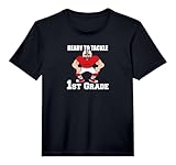 Kids Ready to Tackle First Grade Football Back to School Performance T-Shirt