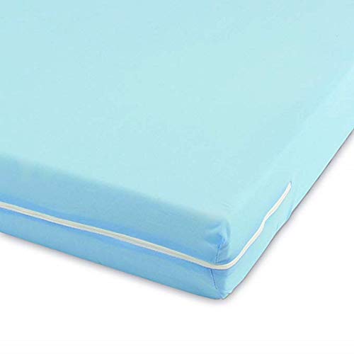 MSS e.K. Easy Active 60 x 120 x 11 cm Roll-Matratze für Kinder und Erwachsene Bezug Blau...