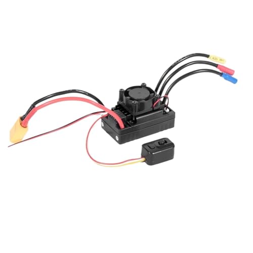 Contrôleur de vitesse sans balais 60A étanche T-plug pour voiture RC 1/10