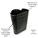 JAK Industrial Mountable Grocery Bag Trash Can – Reuse Standard Grocery Store T-Shirt Bags with Small Bathroom/Undercabinet/Hangable Garbage Basket