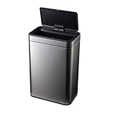 EKO ゴミ箱 自動開閉 メリディアンセンサービン シルバー 45-50L ふた付き インナーボックス有りEK9568-50L