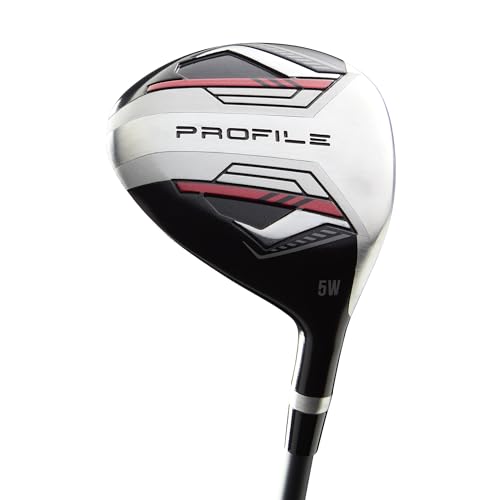 Image of Wilson Senior Profile Complete Golf Set with Cart Bag - Right Hand, Senior, Red /Black /Silver