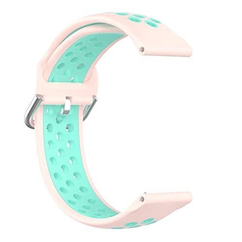 Image of ACM Watch Strap 22mm compatible with Boat Flash Edition Smartwatch | Silicone Belt Breatheable Dual Color Dot Band