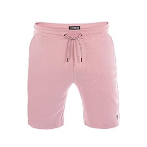 riverso RIVMax korte sweatshorts voor heren, bermuda, zomer, sportshort, katoen, zwart, rood, blauw, grijs, roze, groen…