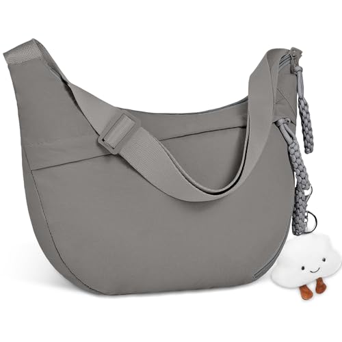 Aucuu Crossbody Bolso de Nylon, Bolsos Bandolera Moda Bolso para Mujer, Bolsos Cruzados con Cremallera, Correa Ajustable, Múltiples Bolsillo, para Compras Colegio Trabajar Viajar Aucuu Crossbody Bolso de Nylon, Bolsos Bandolera Moda Bolso para Mujer, Bolsos Cruzados con Cremallera, Correa Ajustable, Múltiples Bolsillo, para Compras Colegio Trabajar Viajar