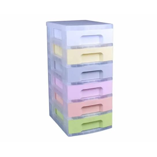 Really Useful Storage Drawer Unit Pastel 6 x 7 Litre