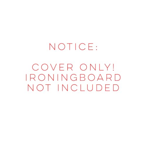TIVIT Ironing Board Cover - Made in Italy - 18 x 54 Wide Chemical Free Eco-Friendly Padded Covers - Unbleached, Untreated Natural Cotton & Wool Pad - 2 Layer, 3 Fastener Straps, Pull Bungee Cord - Thumbnail 2