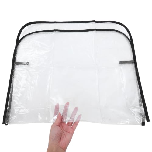 Cubiertas para silla de peluquería transparentes de 50x44x11cm 5