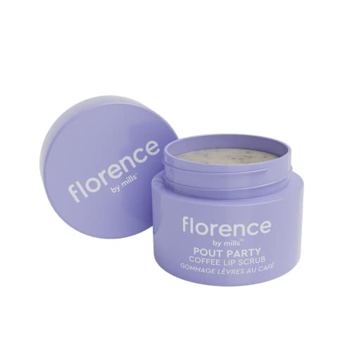 florence by mills- Exfoliante labial con sabor a café Pout Party, 0,52 oz/15 g