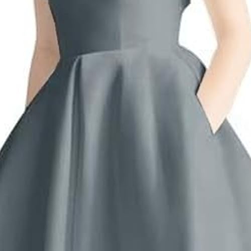 Mini robe élégante sans manches pour invitée de mariage au bal d'été - 2