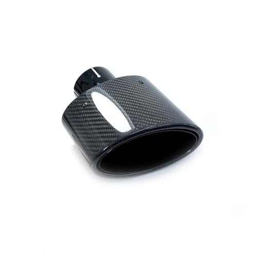 Silencieux d'échappement voiture ovale brillant Cawide au design exclusif 150mm