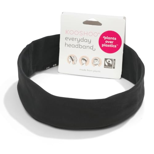 Image of KOOSHOO Head-Band for Men and Women - Durable, Plant-Based Hair Accessory - Versatile Sports Sweatband - Elastic Thick Sweat Band for Women & Men - Great for Running, Yoga, Exercise, etc