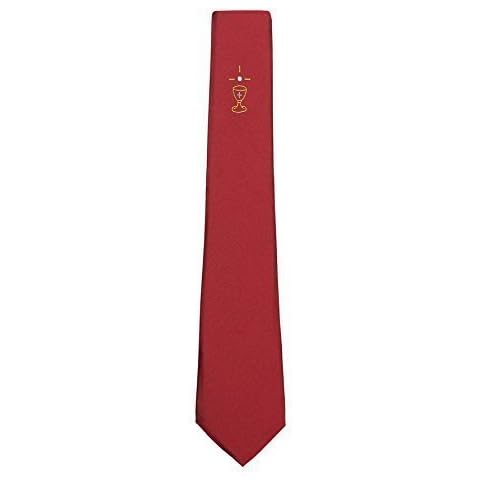 Paisley of London, Boys red chalice holy communion tie Cover
