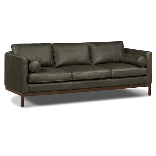 Image of Poly & BARK Toscano 89 inch Sofa in Olivine Green