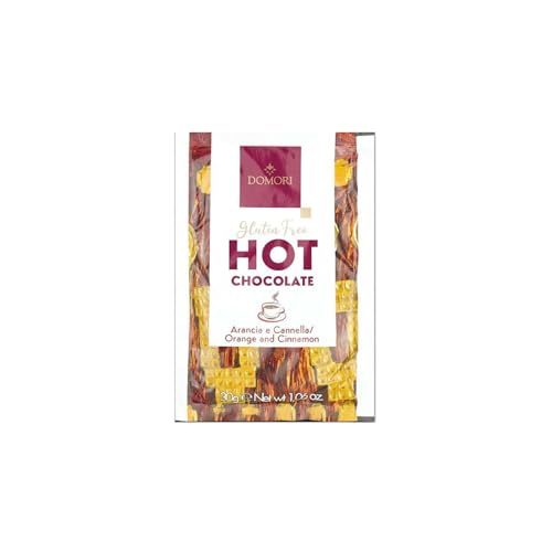 Domori Cioccolata Calda Arancia & Cannella, 25 Buste, 750g