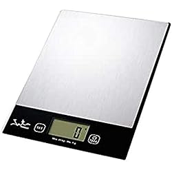 Balanza Electronica Jata Hogar Jata Hogar Mod. 780 Balanza Electrónica, Gris Metalizado y Negro