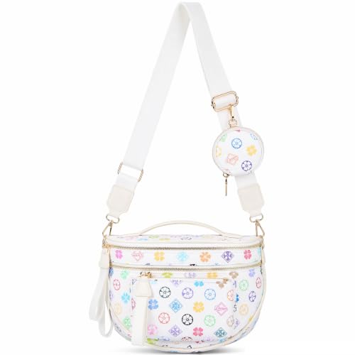 Image of Crossbody Purse for Women Small Crossbody Bags Trendy Vegan Leather with Adjustable Shoulder Straps Gift for Mother Wife Mom
