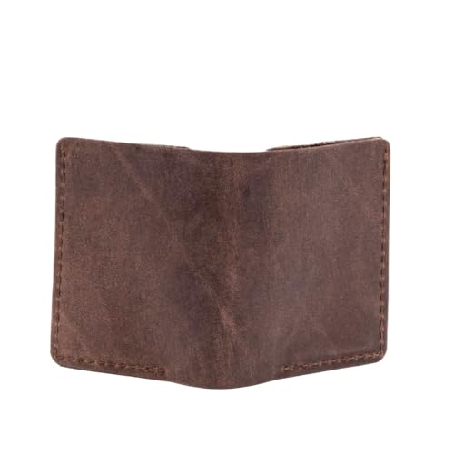 Nicks Boots Premium Leather Billfold Wallet, Mahogany, Handcrafted in USA, Durable, Classic Design2