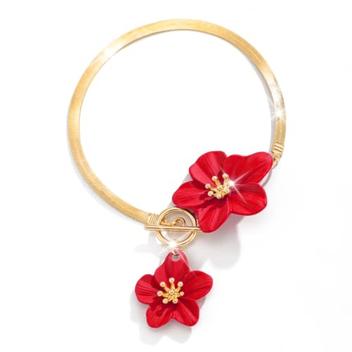 Chaînette cheville or fleur femme imperméable accessoires plage été