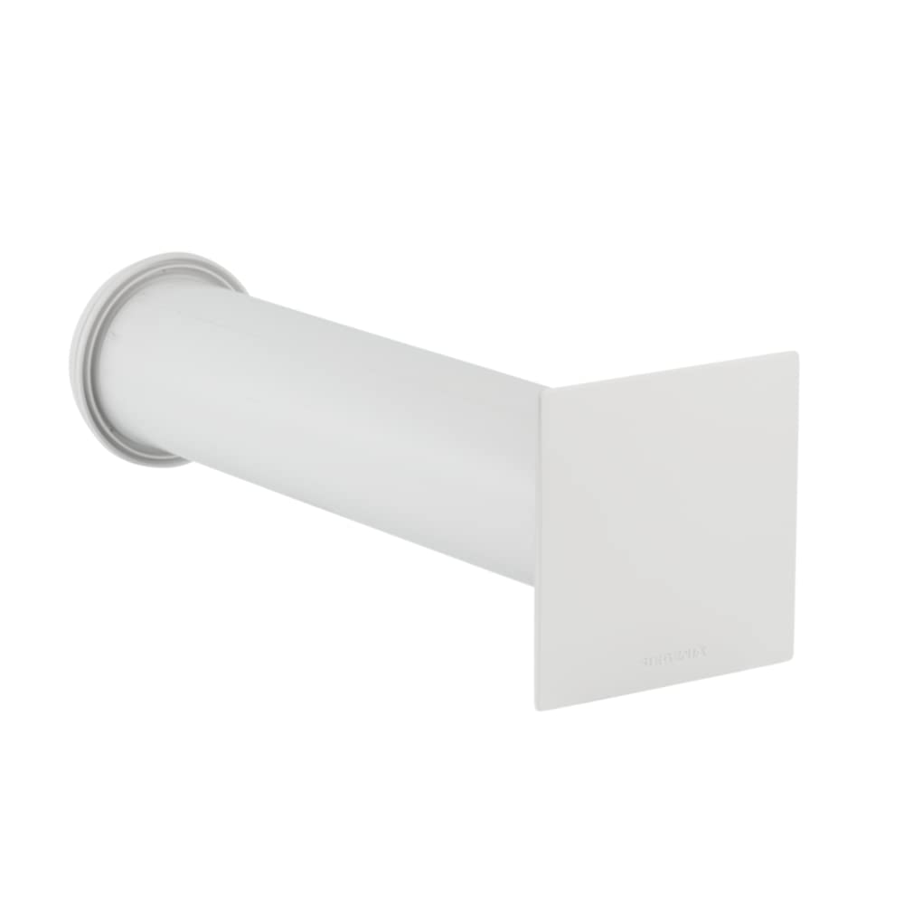 SIEGENIA AEROTUBE DD 110 Wall Fan, Living Room Ventilation with Passive Intake & Exhaust Air, Fresh Air Vent with Filter, Sound Insulation and Subtle Design Bezel, White