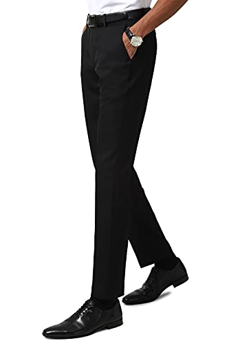 Image of Peter England Men's Slim Formal Trousers