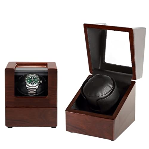 Caja de reloj Rollo de reloj Enrollador automático de reloj Caja de relojes individuales Caja de reloj 5 configuraciones de modo de rotación Organizador de reloj Caja de reloj Enrollador de reloj