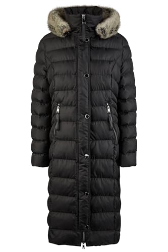 BARBARA LEBEK Mantel mit Webpelz - 46