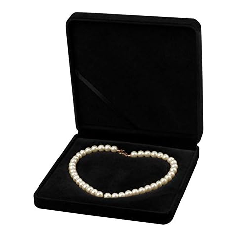 ZUOLUO Jewellery Storage Necklace Gift Box Display Box Storage Organiser Multifunction Jewellery Box Pendant Box Necklace Box Large-Capacity Jewelry Box pearl necklace box Cover