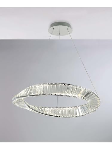 Lustre à LED moderne cristal chromé luxury lgt 098 pour chambre