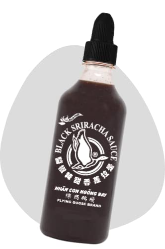 Image of Flying Goose Sriracha Black Chilli Sauce • Vegan • Gluten Free, 6.76 fl oz ℮ 200 ml