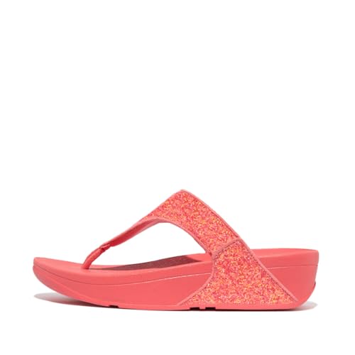Image of FitFlop Lulu Multi-Tonal Glitter Toe-Post Sandals