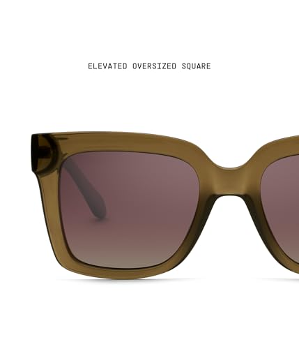 Image of Quay - Womens Sunglasses, Polarized Square Lenses with UV Protection (Vibe Check)