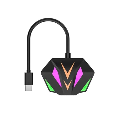 NOUKAJU Type-C to Ethernet Adapter, 1000Mbps RJ45 Wired Internet Adapter,Plug and Play,Driver-Free,Network Adapter for Laptop,PC,MacBook,Windows,MacOS,Linux(Black)