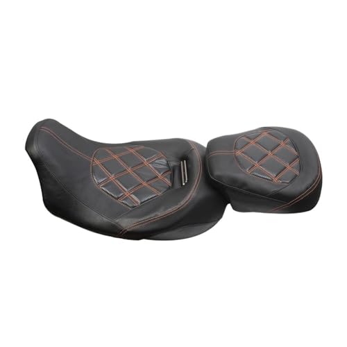 Selle biplace moto premium pour Touring et FLTRXS finition soignée