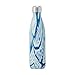 S'well Vacuum Insulated Stainless Steel Water Bottle, 17 oz, Santorini