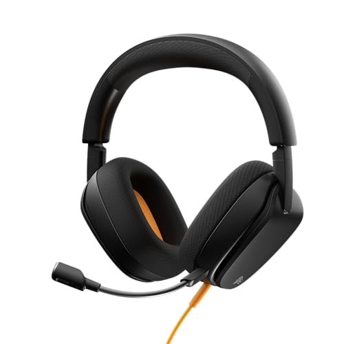 GLORIOUS GHS Eternal - Auriculares de Gaming estéreo para PC, PS5, PS4, Xbox y Switch - Altavoces Ajustados únicos, Micro extraíble y Ajustable de 3.5 mm - Comodidad Duradera día y Noche - Negros