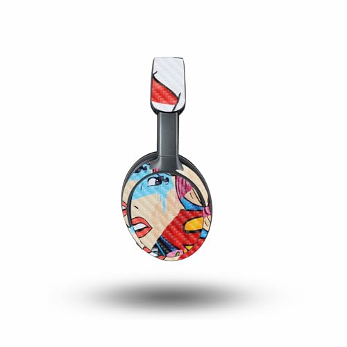 Image of MightySkins Carbon Fiber Skin Compatible with Bose QuietComfort Ultra - Cartoon Mania | Protective, Durable Textured Carbon Fiber Finish | Easy to Apply
