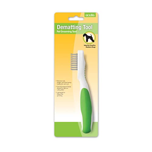 Image of Andis Flexible Grooming Rake for Pet Coat Detangling, Undercoat Shedding & Knot Removal (Andis Dematting Tool)