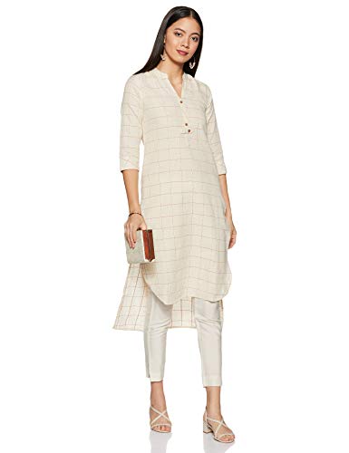 Image of STOP to start by Shoppers Stop Women's Rayon straight Kurta