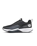 Wilson Rush Pro Lite Tennis Shoe, Men's, Size. 47 1/3, Black/Ebony/White