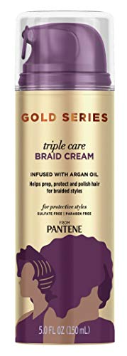 Pantene Gold Series Braid Cream 5 Ounce (150ml) (Pack of 2)