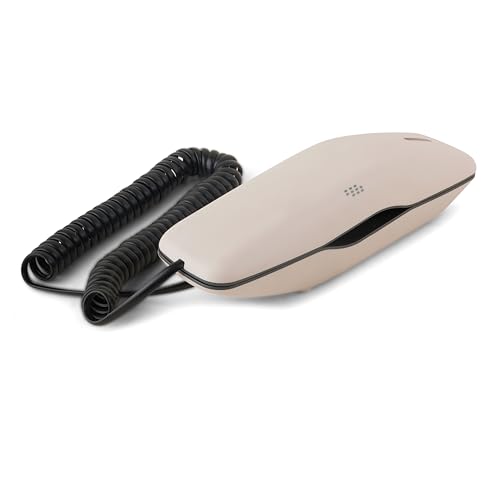 Image of Beetel H27 Portable Hotel Cordless Landline Phone,3 Step Receiver & 2 Step Ringer Volume,Hold Function with LED Notification,Tone Dialling,Ringer LED,Hearing Aid Compatible Desk /Wall Mountable (Ivory)