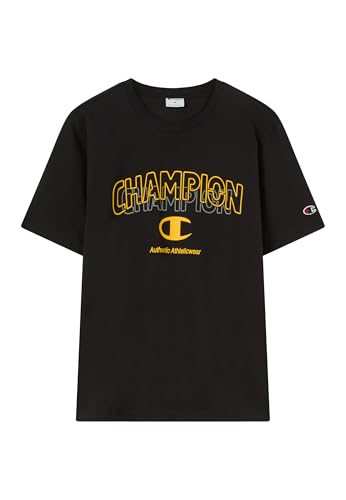 Image of Champion Men's Graphic Crewneck T-Shirt, Black (KK001), L