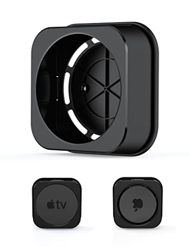 Soporte de pared antirrobo para Apple TV, soporte de seguridad compatible con Apple TV de 4ª y 5ª generación, apto para Apple TV 4K/HD