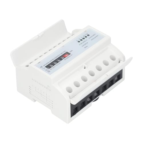 Compteur électronique KWh triphasé avec écran 6 chiffres pour économiser l'énergie