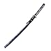 Dejiang Katana Real Samurai Sword, Handmade Japanese Swords Full Tang 1060 Carbon Steel, for Training, Collecting, Dojo, Lovers of Japanese Culture etc. Indigo Mistblade