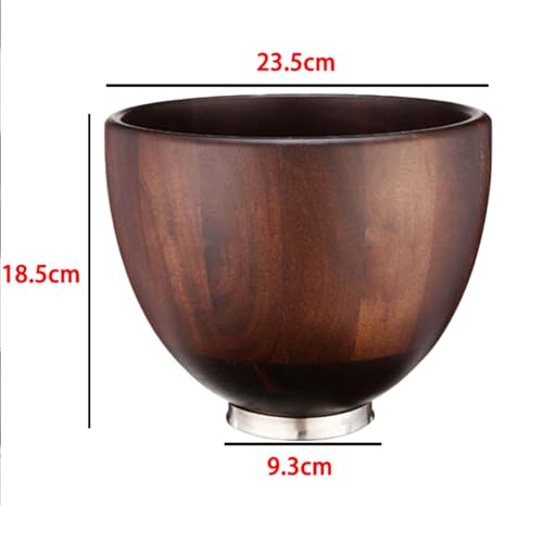 Tazón Mezclador de Madera Fafeicy con Base Antideslizante miniatura 6