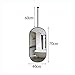 DXZ-Design Ceiling Mounted Hanging Rod Mirror with Black Metal Frame and Boom, Decorative Simple Mirror Clear and Practical, Bathroom Vanity Mirror (Size : 40cmx70cm)