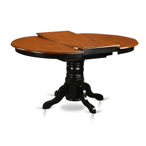 East-West-Furniture-AVDO5-BCH-W-5-Piece-Dining-Room-Furniture-Set-Includes-an-Oval-Wooden-Table-with-Butterfly-Leaf-and-4-Kitchen-Dining-Chairs-42×60-Inch-Black-Cherry East West Furniture AVDO5 BCH W 5 Piece Dining Room Furniture Set Includes an Oval Wooden Table with Butterfly Leaf and 4 Kitchen Dining Chairs 42×60 Inch Black Cherry