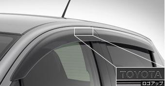 ヴィッツ サイドバイザーベーシック トヨタ純正部品 パーツ オプション ヴィッツ サイドバイザー（ベーシック） トヨタ純正部品 NHP130 NSP130